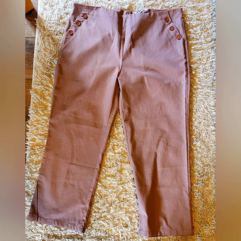 Lightweight  wide leg pants 2X